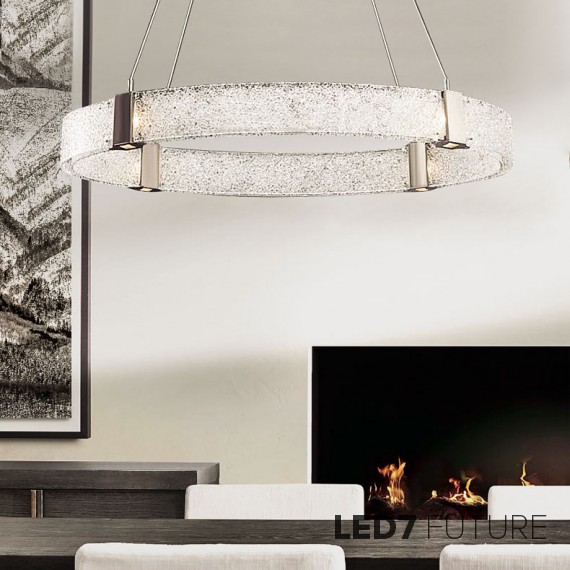 Loft Industry Modern - Frozen Drops Chandelier